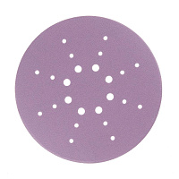 Диск шлифовальный КМ Purple d225 мм P120 на липучку бумажная основа (5 шт.)