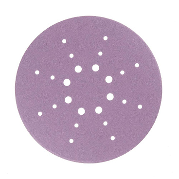 Диск шлифовальный КМ Purple d225 мм P120 на липучку бумажная основа (5 шт.)