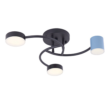 Люстра светодиодная потолочная Freya Tibo 18 Вт 4000К 15 кв.м (FR6048CL-L6B)