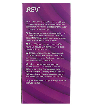 Лампа светодиодная Rev E27 2700К 20 Вт 1600 Лм 180-240 В груша A60 матовая