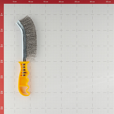 Кордщетка ручная Stayer металлическая 260 мм с пластиковой ручкой