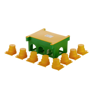 Коробка распределительная для заливки бетоном 118х76х58 мм IP44 Hegel (КР1301-И)