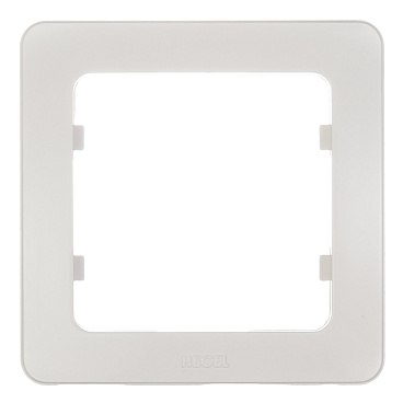 Рамка Hegel Master одноместная белая (Р401)