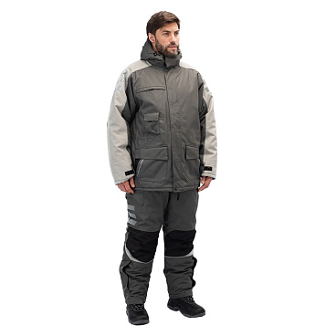Полукомбинезон рабочий утепленный Delta Plus Iceberg 52-54 рост 180-188 см серый