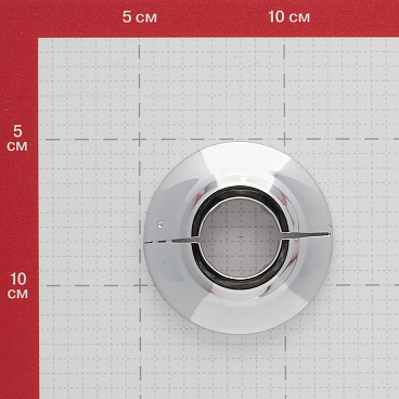 Отражатель декоративный разъемный для полотенцесушителя 3/4 d65 мм хром