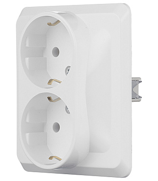 Розетка Systeme Electric Этюд встраиваемая белая (PC16-007B)