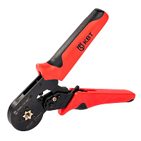 Пресс-клещи КВТ ПКВш-10 для обжима втулочных наконечников 0,25-10 кв.мм (77669)