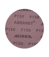 Диск шлифовальный Mirka Abranet d125 мм P150 на липучку сетчатая основа (5 шт.)