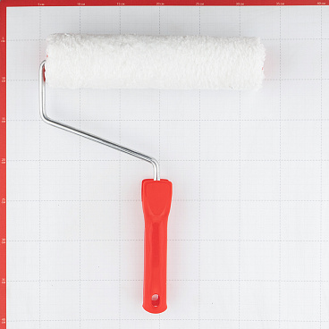 Валик микрофибра 250 мм d45 мм ворс 9 мм для водной и алкидной основы с ручкой Beorol