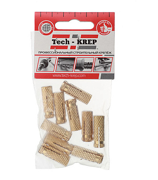 Анкер для бетона 8х30 мм латунный (10 шт.)