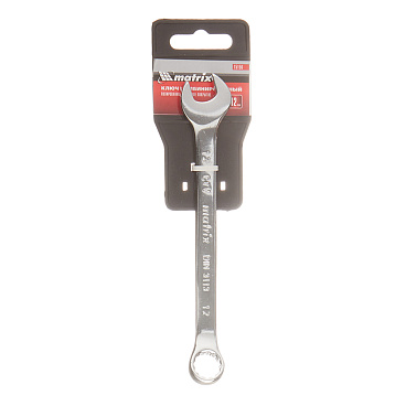 Ключ комбинированный рожково-накидной Matrix 12 мм с хромированным покрытием