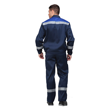 Костюм мужской защитный ГК Спецобъединение Мастер 52-54 рост 182-188 см темно-синий