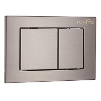 Клавиша смыва для инсталляций Tokito Tatsumaki вороненая сталь (TOK-TATSUMAKI-SQ-GM)