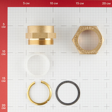 Муфта Stahlmann IWS EasyFix 32 мм х 1 1/4 ВР(г) для гофрированных труб