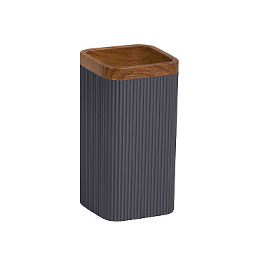 Стакан для ванной Fixsen Fog Gray настольный пластик серый (FX-472-3)