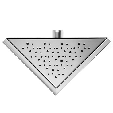 Трап душевой горизонтальный Ore Т2 с гидрозатвором 250х250х355 мм d40 мм решетка из нержавеющей стали