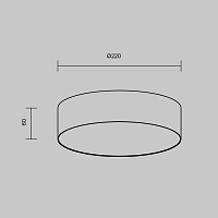 Потолочный светильник Technical C032CL-24W4K-RD-W