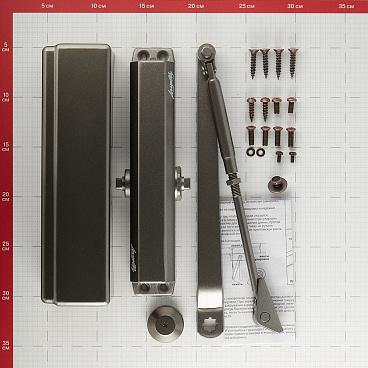 Доводчик дверной Lavelly (65-85 кг) бронза