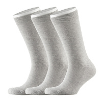 Носки мужские Hesler кардная пряжа 44-46 серые (3 пары)