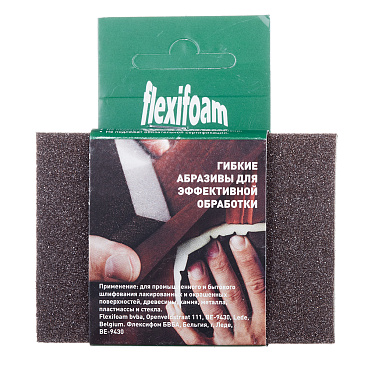 Брусок шлифовальный Flexifoam 98х69х26 мм Р60