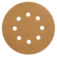 Диск шлифовальный Sunmight Gold d125 мм P400 на липучку бумажная основа (5 шт.)