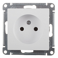 Розетка Systeme Electric AtlasDesign встраиваемая белая (ATN000141)