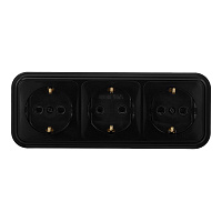 Розетка Svet накладная черная (0215-00871)