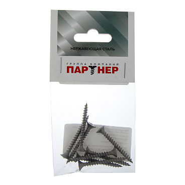 Саморезы универсальные 40x4,5 мм нержавеющая сталь (8 шт.)