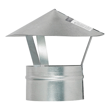 Зонт крышный оцинкованный d125 мм