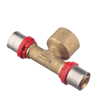 Тройник 20(пресс) х 3/4 ВР(г) х 20(пресс)