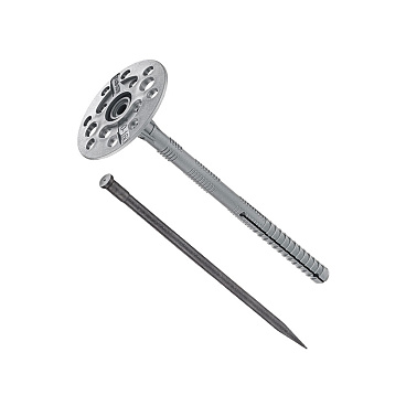 Дюбель для теплоизоляции Tech-Krep 10х160 мм пластиковый гвоздь (250 шт.)