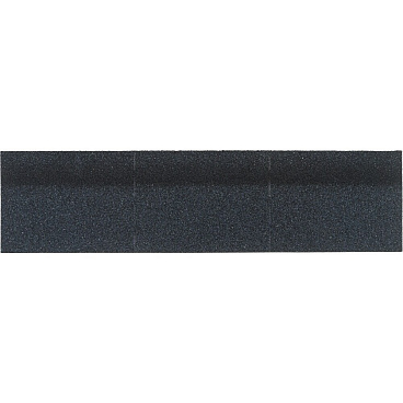 Черепица гибкая коньково-карнизная Шинглас темно-серая 12/20 пог.м