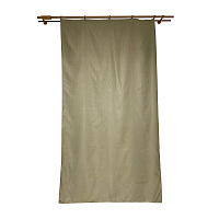 Штора жаккард оливковая 140х260 см Belezza Toledo (6122408)