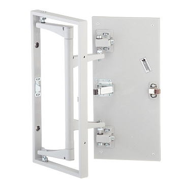 Люк ревизионный под плитку Хаммер Стил стальной 200х400 мм скрытый