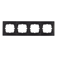 Рамка Lezard Karina четырехместная черный бархат (707-4200-149)