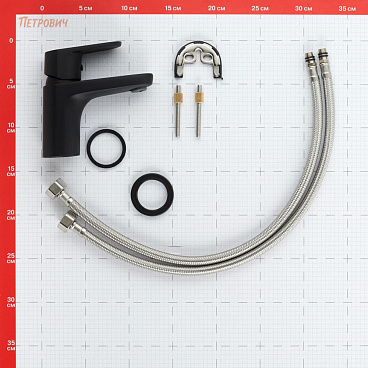 Смеситель для раковины Corsa Deco CX однорычажный черный (FBCXB)