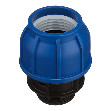 Муфта ПНД Tebo компрессионная переходная 63х2 НР(ш)