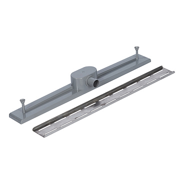 Лоток душевой Ore с комбинированным затвором 600 мм d40 мм решетка из нержавеющей стали (Drain H1)