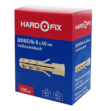 Дюбель распорный Hard-Fix 8x40 мм нейлон (100 шт.)
