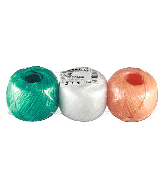 Шпагат ленточный полипропиленовый 1200 текс d3 мм 60 м набор (3 шт.)