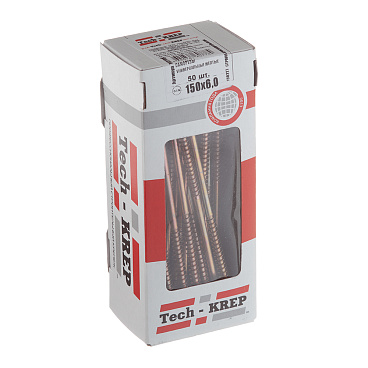 Саморезы универсальные 150x6,0 мм желтые (50 шт.)