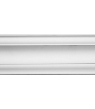 Плинтус потолочный из пенополистирола 80х80х2000 мм под натяжной потолок с возможностью светодиодной подсветки Плинтэкс I80/80SC