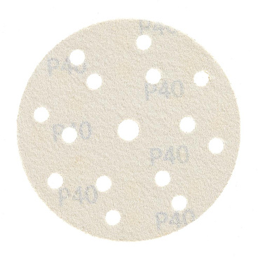 Диск шлифовальный КМ Gold d150 мм P40 на липучку бумажная основа (5 шт.)