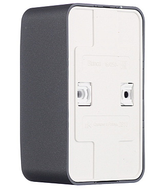 Розетка Systeme Electric Blanca накладная антрацит со шторками (BLNRA011216)