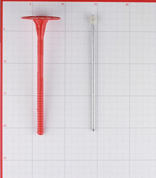 Дюбель для теплоизоляции Tech-Krep 10х180 мм металлический гвоздь с термоголовкой (200 шт.)