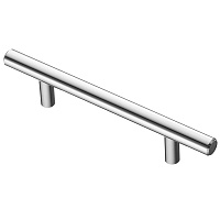 Ручка-рейлинг мебельная Kerron Metallic d12 мм металлическая хром (R-3020-96)