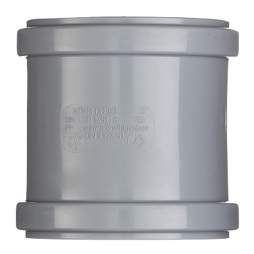 Муфта Ostendorf HTMM d90 мм пластиковая для внутренней канализации (114510)