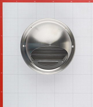 Выход вентиляционный стенной стальной Era d100 мм