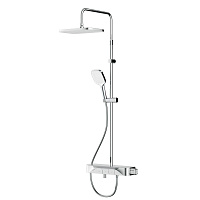 Душевая система AM.PM Func с верхним душем с лейкой с изливом хром (F078F700)