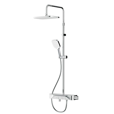 Душевая система AM.PM Func с верхним душем с лейкой с изливом хром (F078F700)